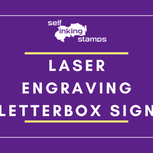 laser engraving letterbox sign