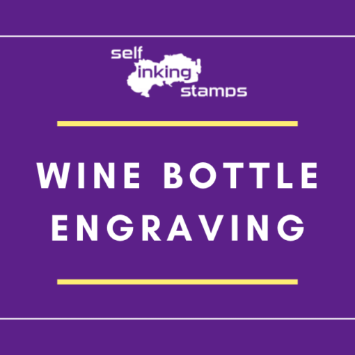 wine bottle engraving