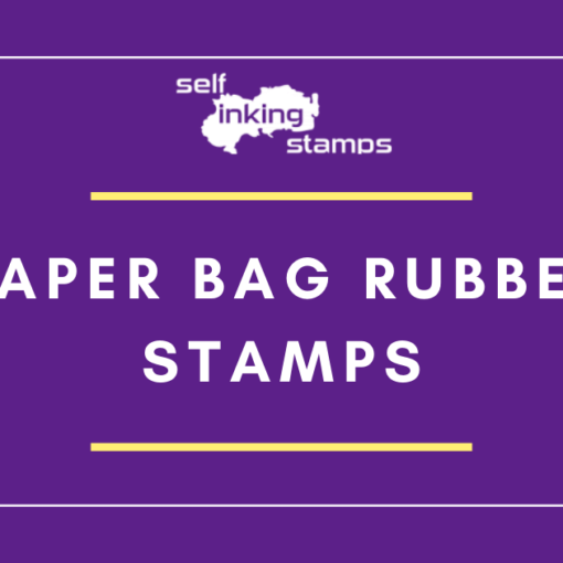 paper bag rubber stamps