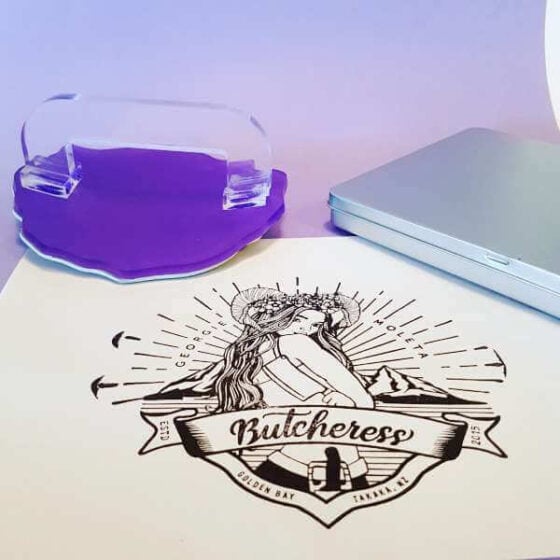 rocker stamp the butcheress