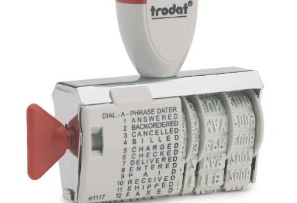 Trodat Classic 1117 Date + Dial-a-Phrase