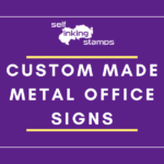 custom made metal office signs