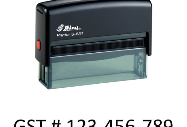 S831 GST number stamp