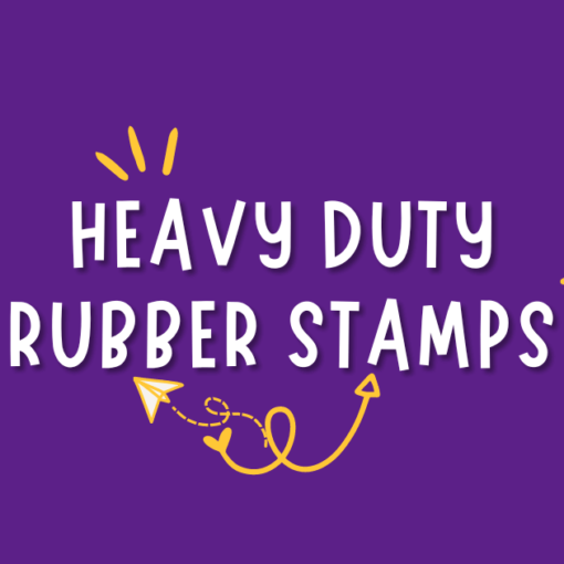 heavy duty rubber stamps