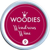 Colop Woodies Stamp Pad 38mm Wondrous Wine