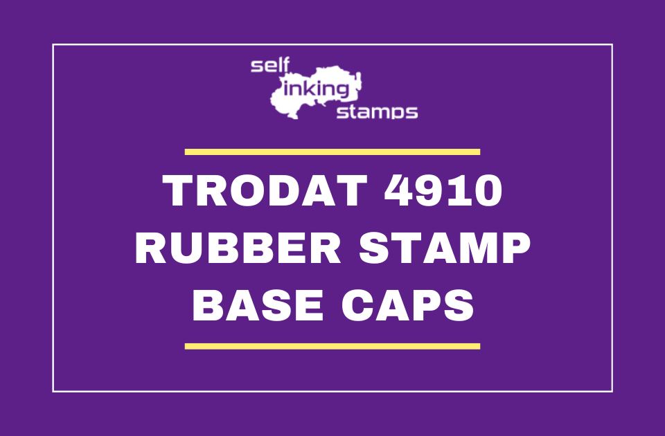 trodat 4910 base caps pocket stamps