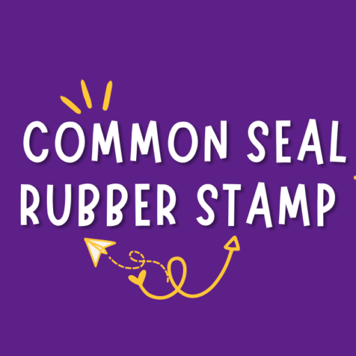 what is a common seal rubber stamp