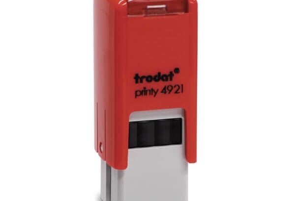 Trodat 4921 Red body no cap