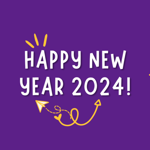 happy new year rubber stamps