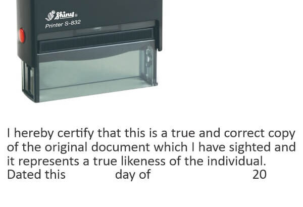 AML Certify Likeness Document with Date Stamp