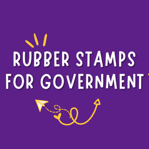 rubber stamps for government departments