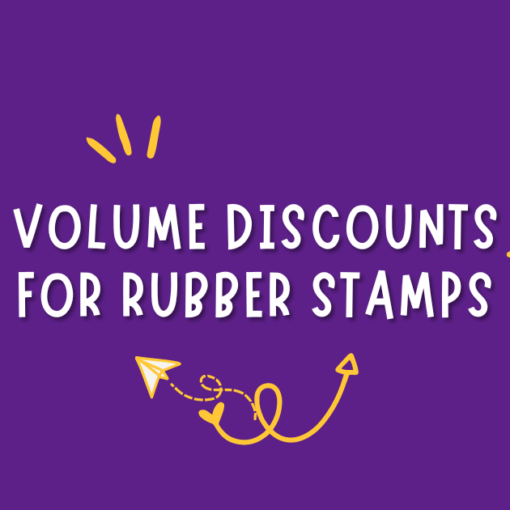 volume discounts for rubber stamp orders
