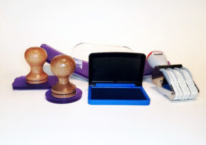 What is the Standard Rubber Stamp Size?