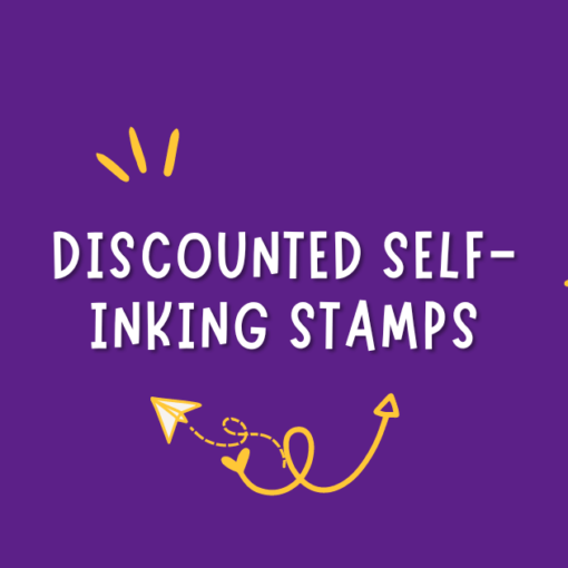 discounted self-inking stamps