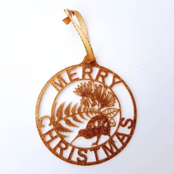 nz christmas tree ornament gda