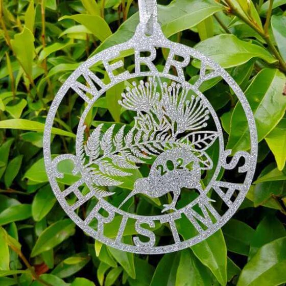 nz christmas tree ornament sva