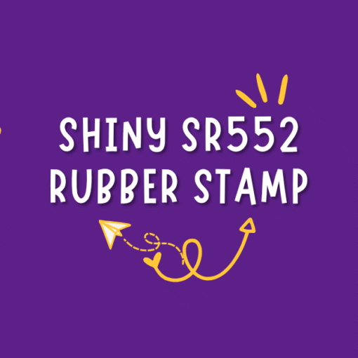 shiny sr552 rubber stamp