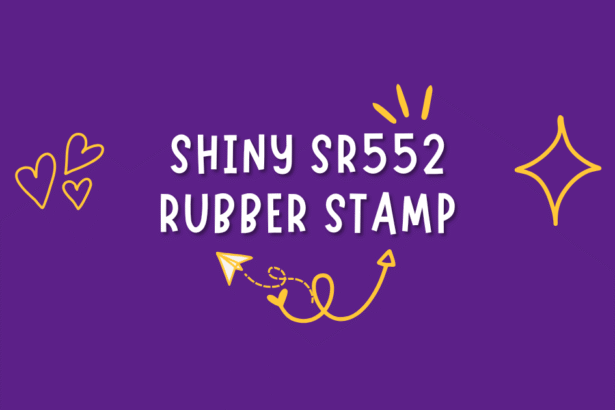 shiny sr552 rubber stamp
