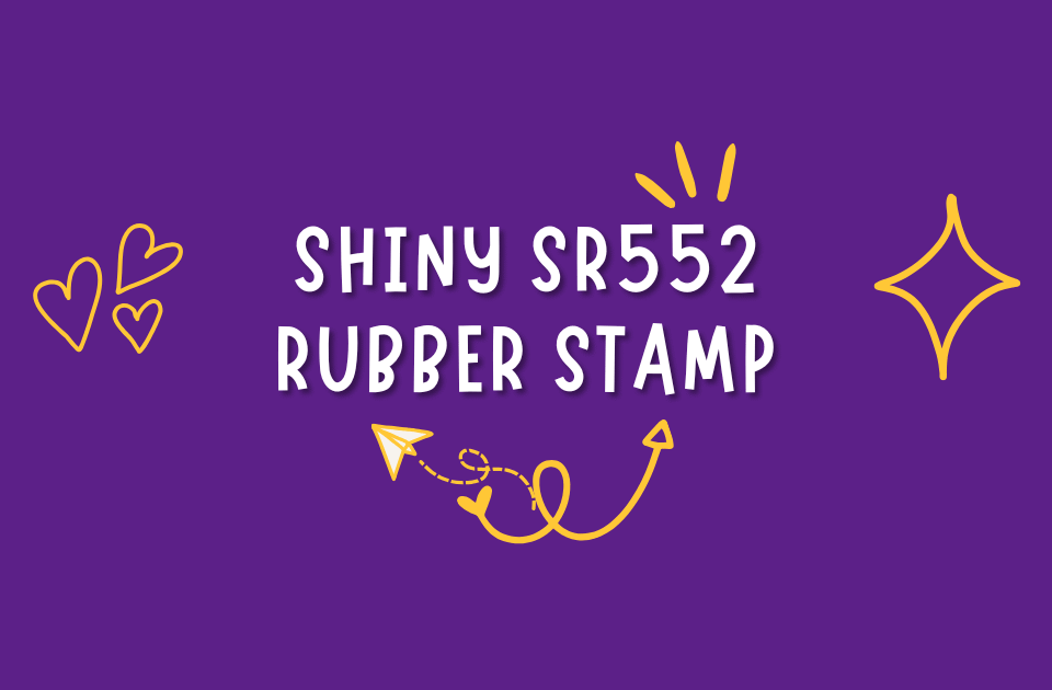 shiny sr552 rubber stamp