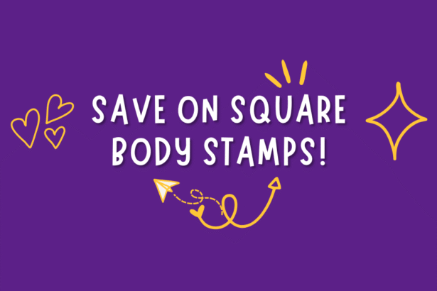 save on popular square body stamps