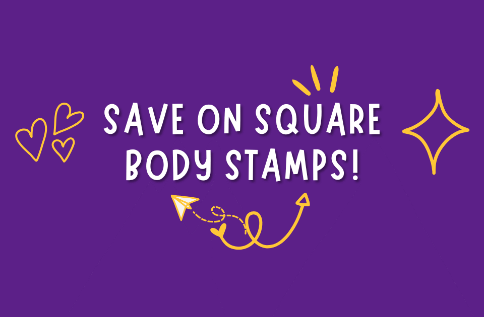 save on popular square body stamps