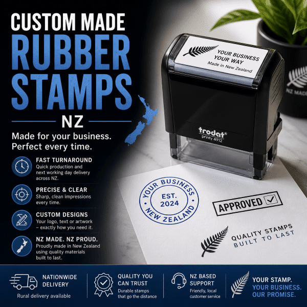 custom made rubber stamps nz