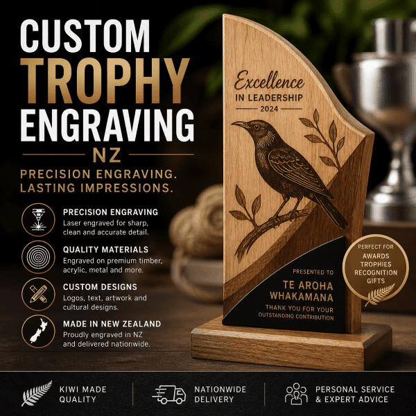 custom trophy engraving nz