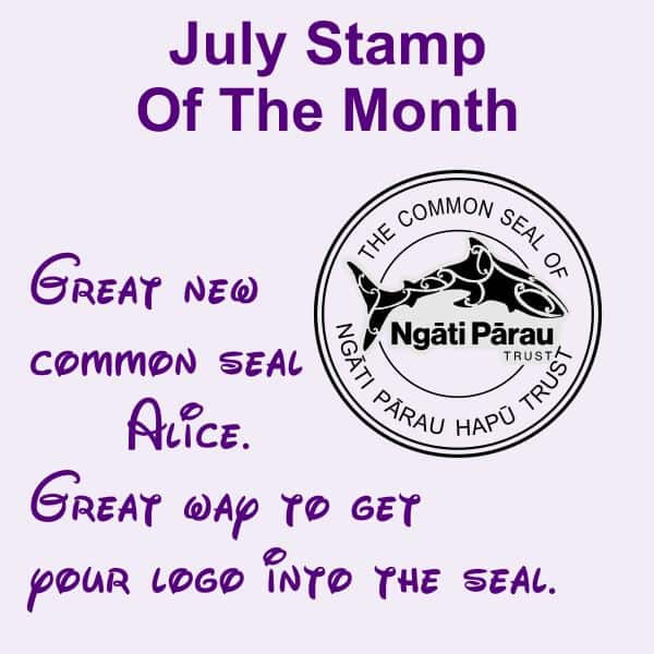 Congratulations To Alice From Ngati Parau Trust &Amp; Save 15% Off! 4 2026 08 stamp of the month july
