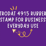 Trodat 4915 Perfect Business Mid-Size Stamp For Everyday Use 1 trodat 4915 rubber stamp for business everyday use