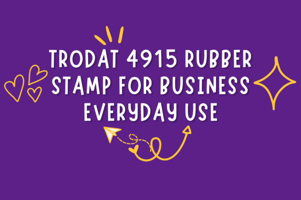 trodat 4915 rubber stamp for business everyday use