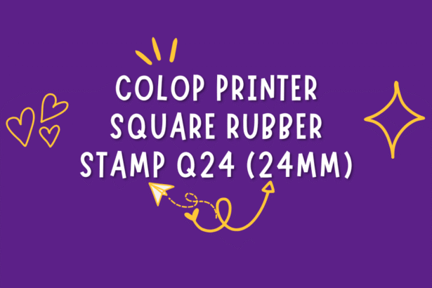 colop printer square rubber stamp q24 (24mm)