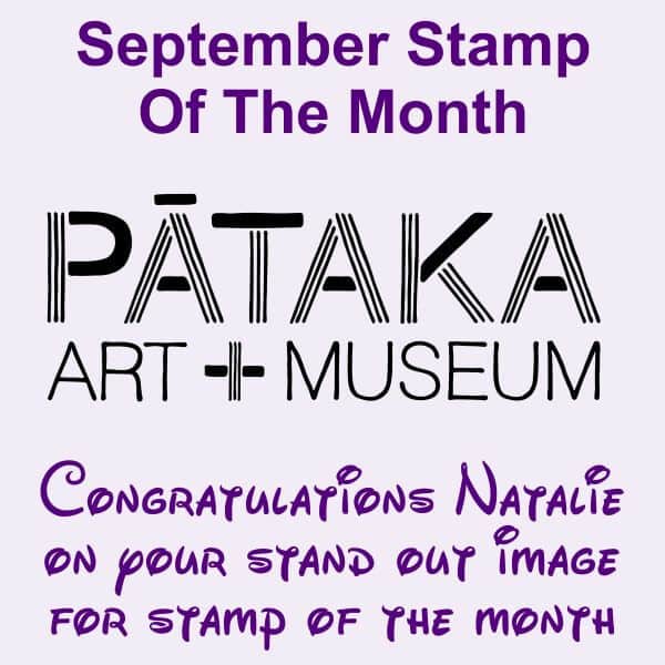Congrats To Natalie At Pataki Art Museum &Amp; Save 15% Off! 3 stamp of the month september